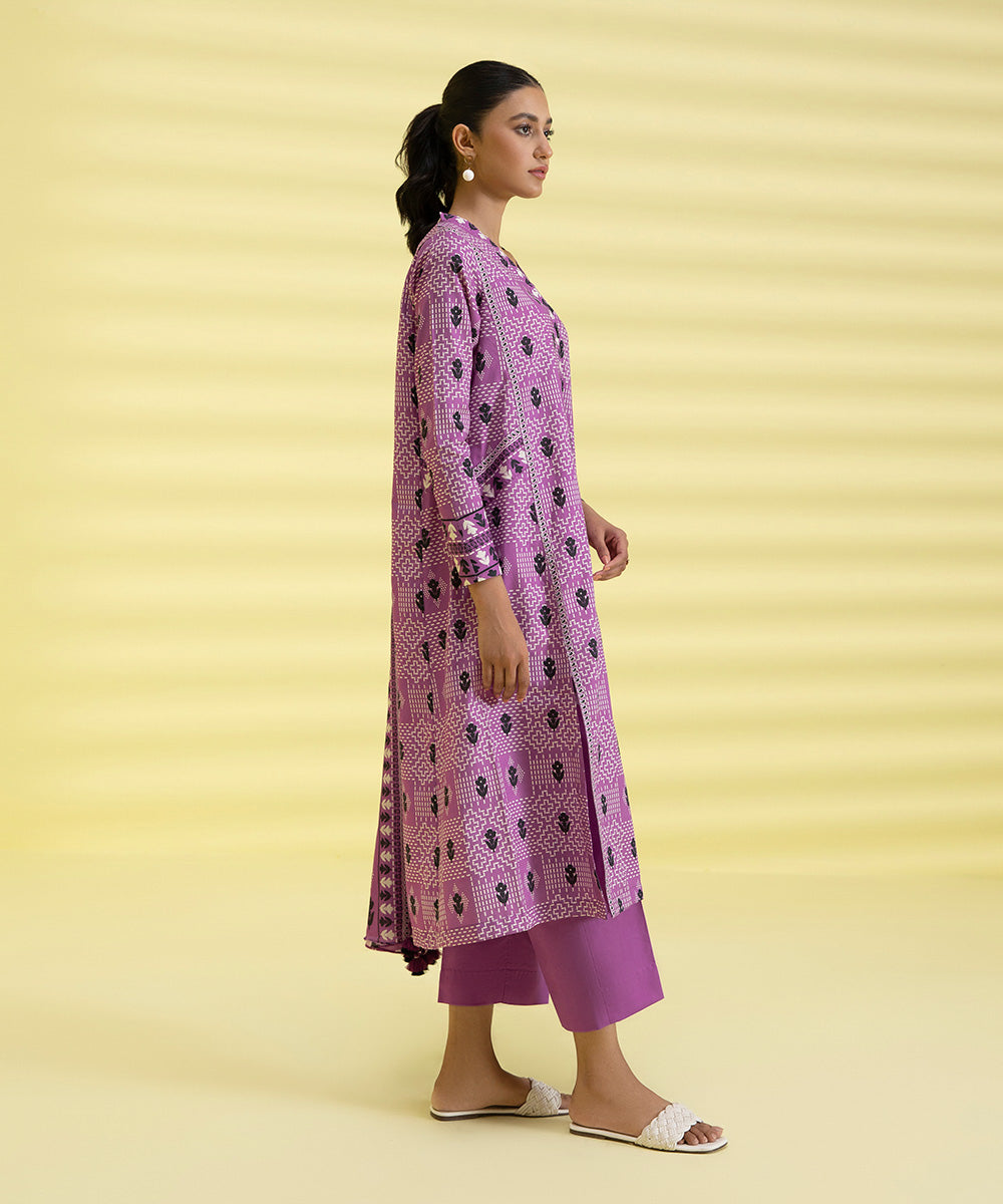 3 PIECE - PRINTED LAWN SUIT