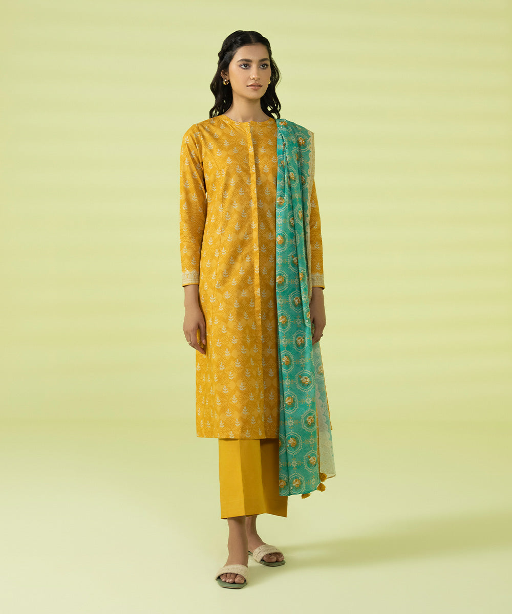 3 PIECE - PRINTED LAWN SUIT