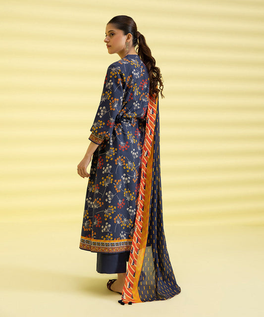 3 PIECE - PRINTED LAWN SUIT