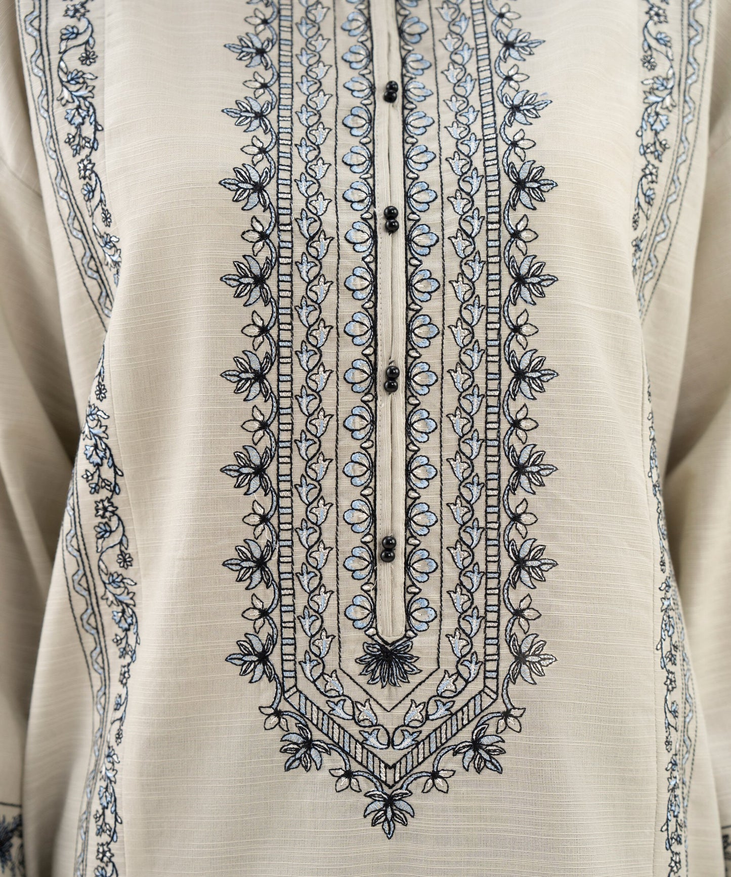 Embroidered Khaddar Shirt
