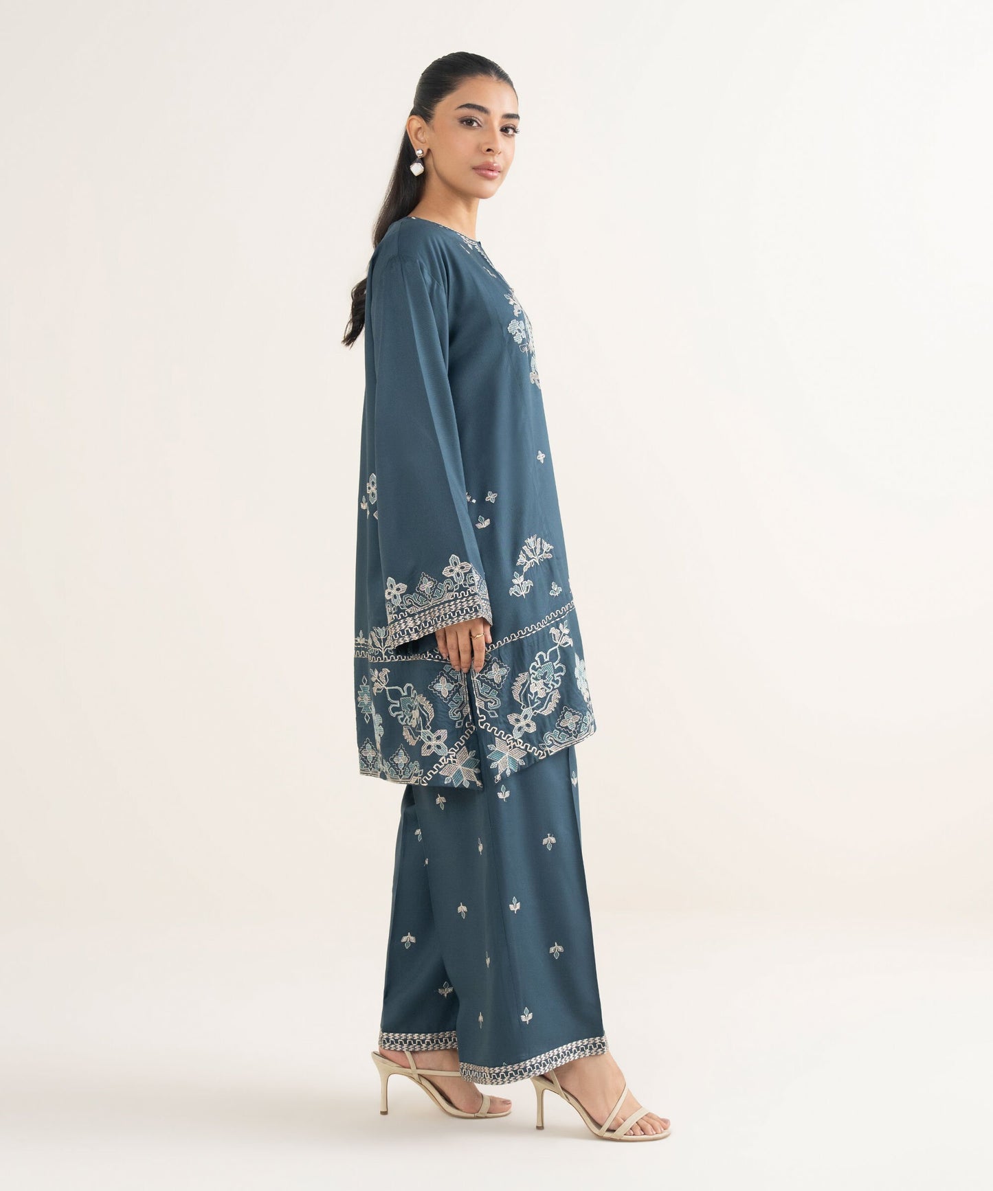 Embroidered Viscose Marina Shirt