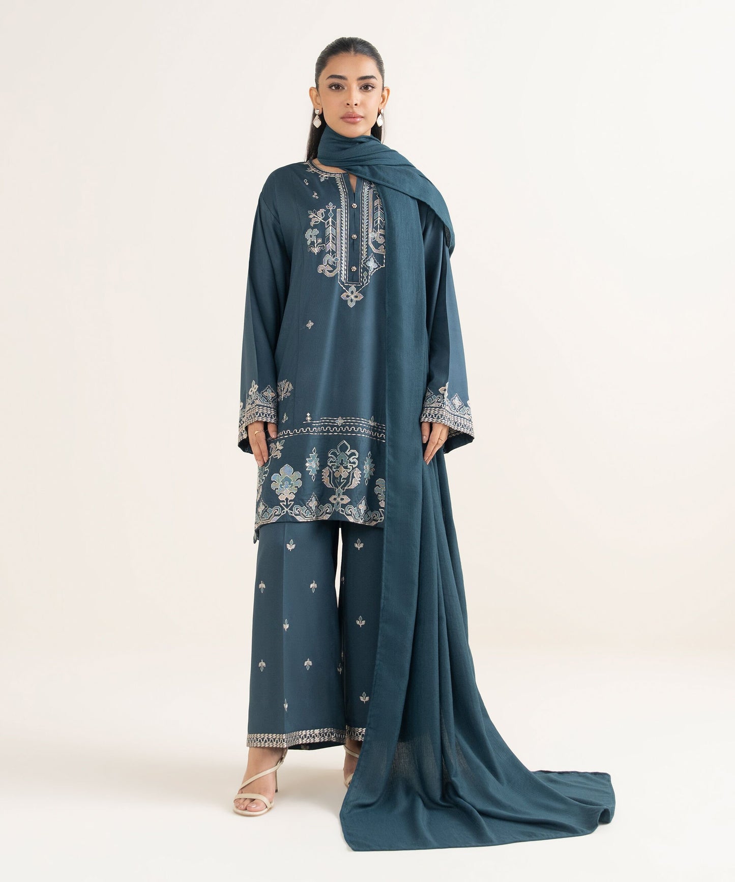 Embroidered Viscose Marina Shirt