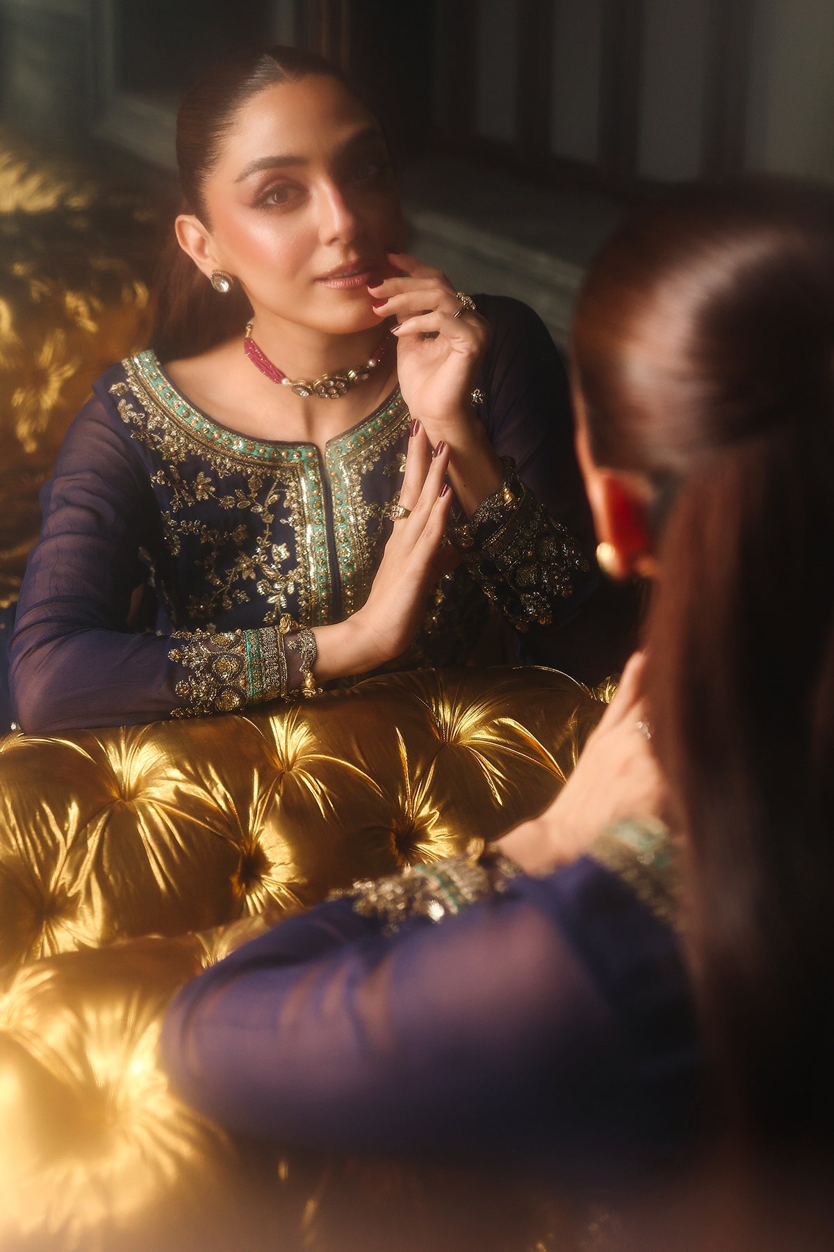 4-PC Charizma Unstitched Luxury Collection DJW5-01