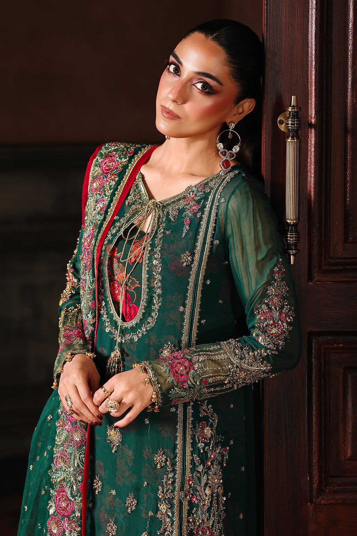 4-PC Charizma Unstitched Luxury Collection DJW5-06