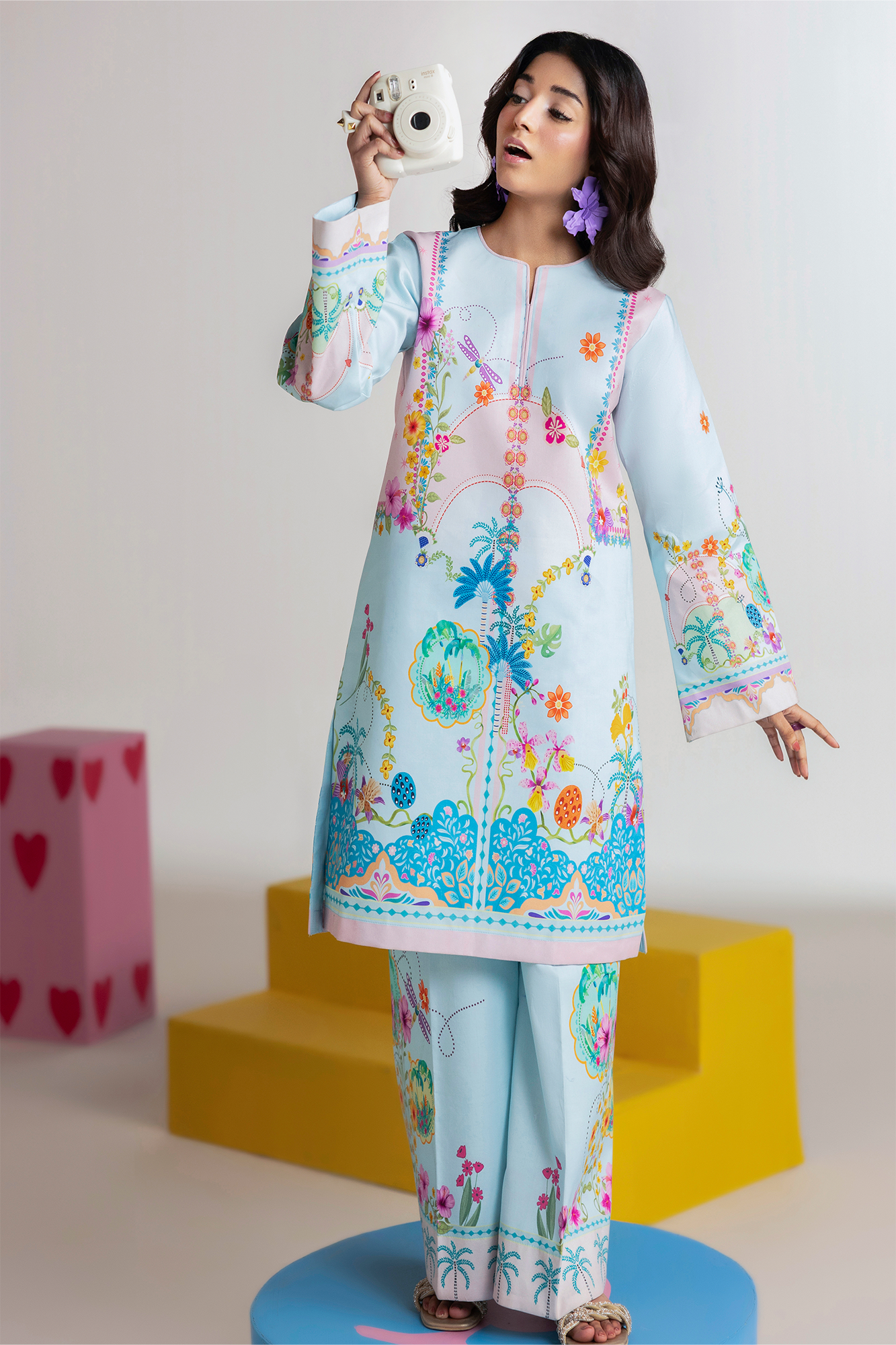 Amal Summer Prints 2Pc. Unstitched Cord 05