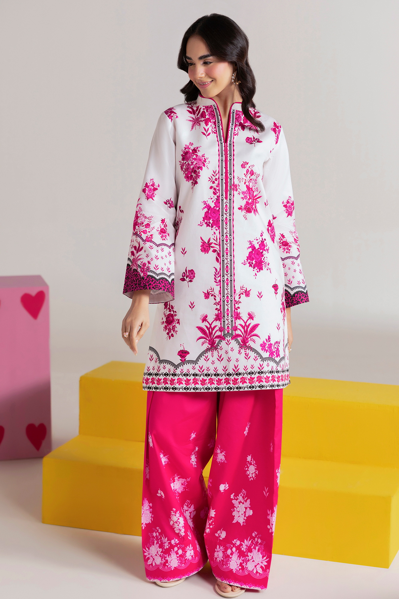Amal Summer Prints 2Pc. Unstitched Cord 01