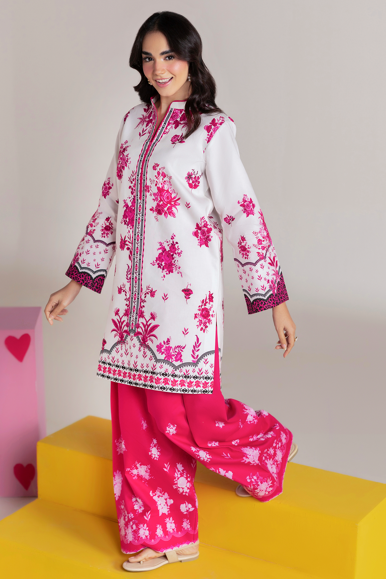 Amal Summer Prints 2Pc. Unstitched Cord 01