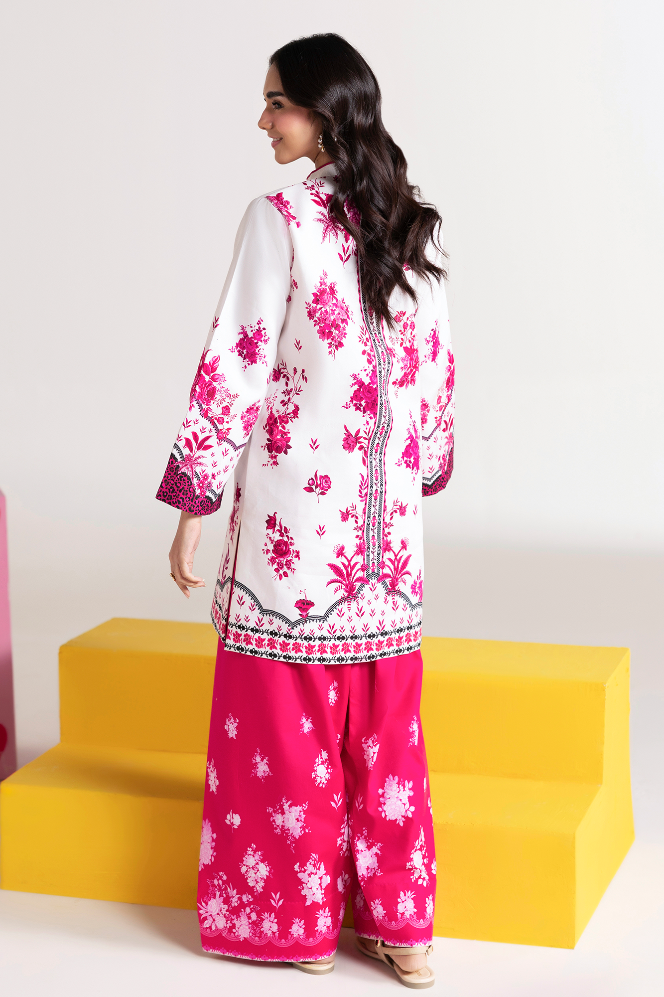 Amal Summer Prints 2Pc. Unstitched Cord 01