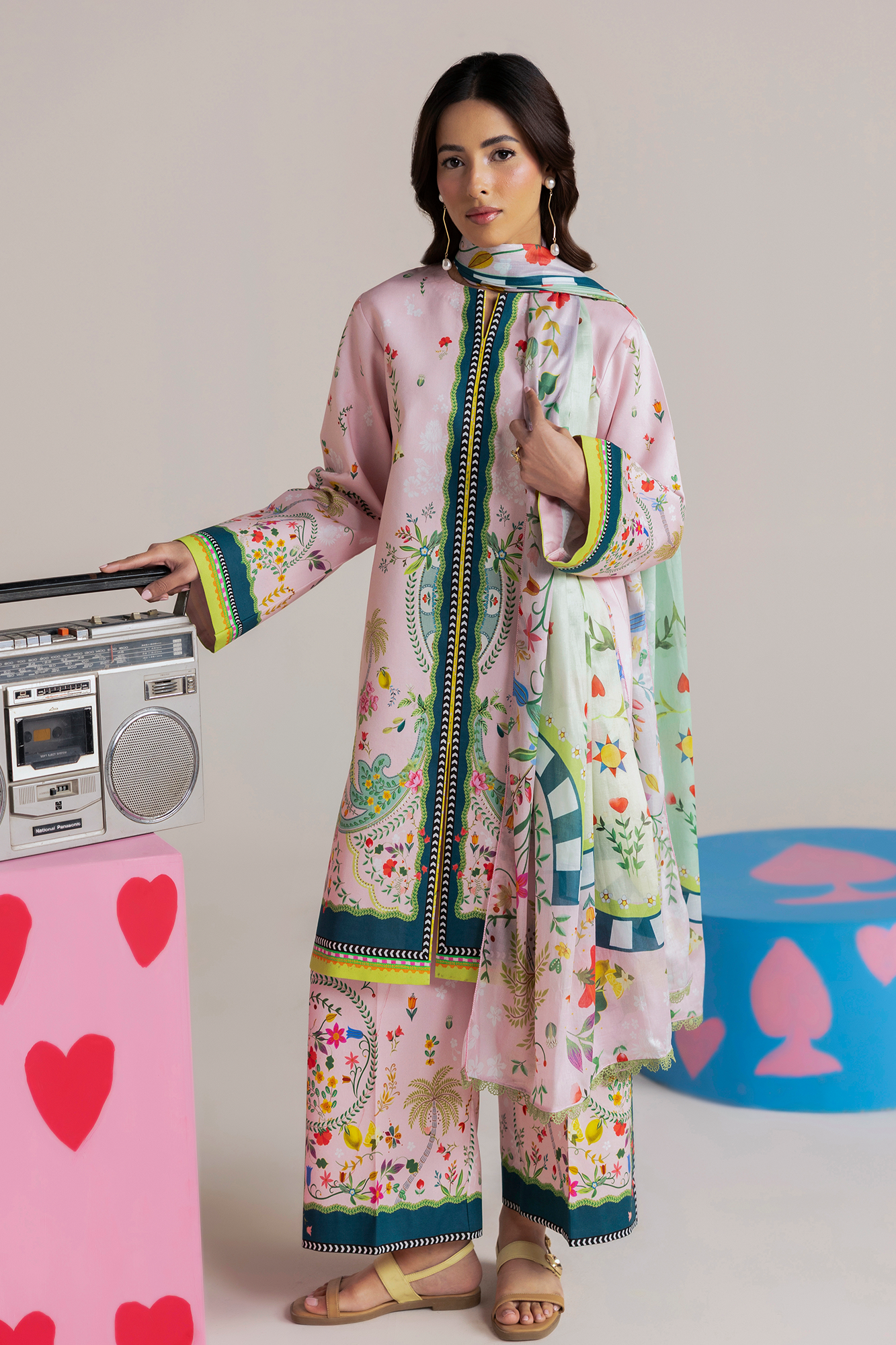 Amal Summer Prints 3Pc. Unstitched 11