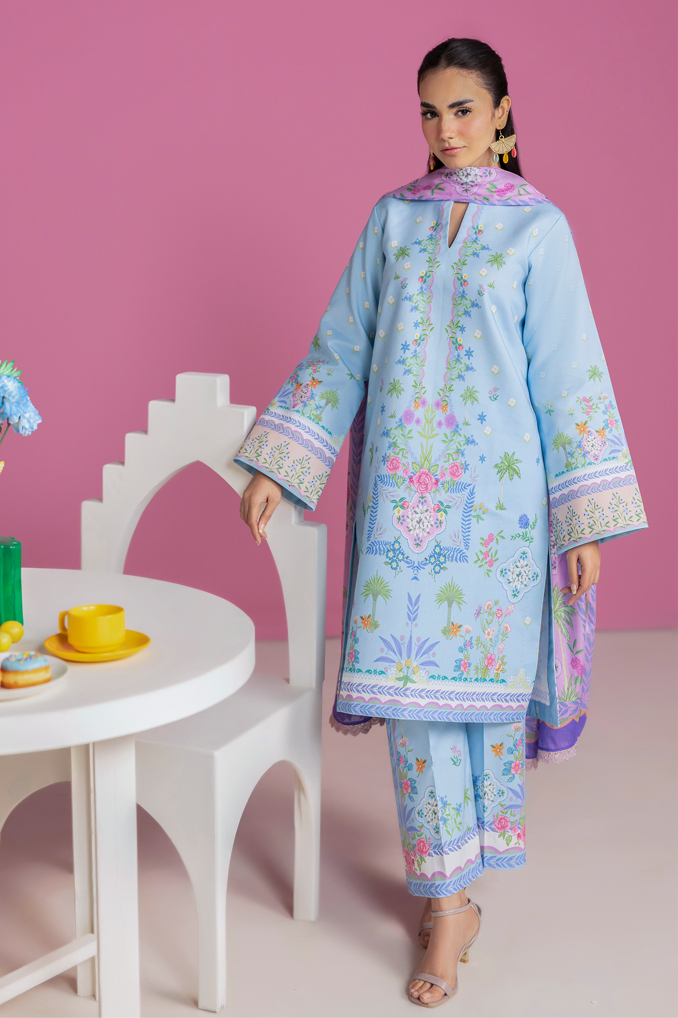 Amal Summer Prints 3Pc. Unstitched 12