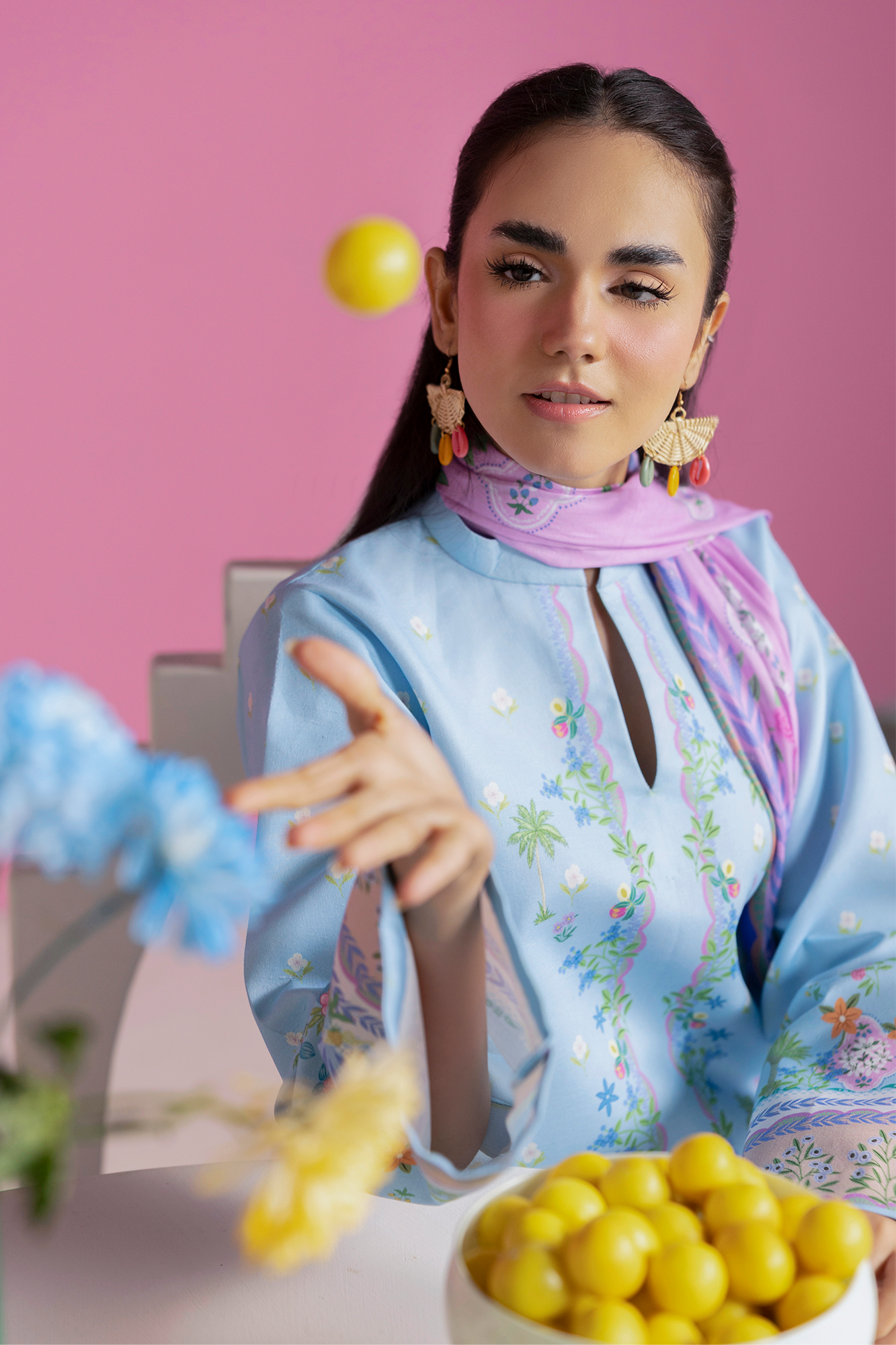 Amal Summer Prints 3Pc. Unstitched 12