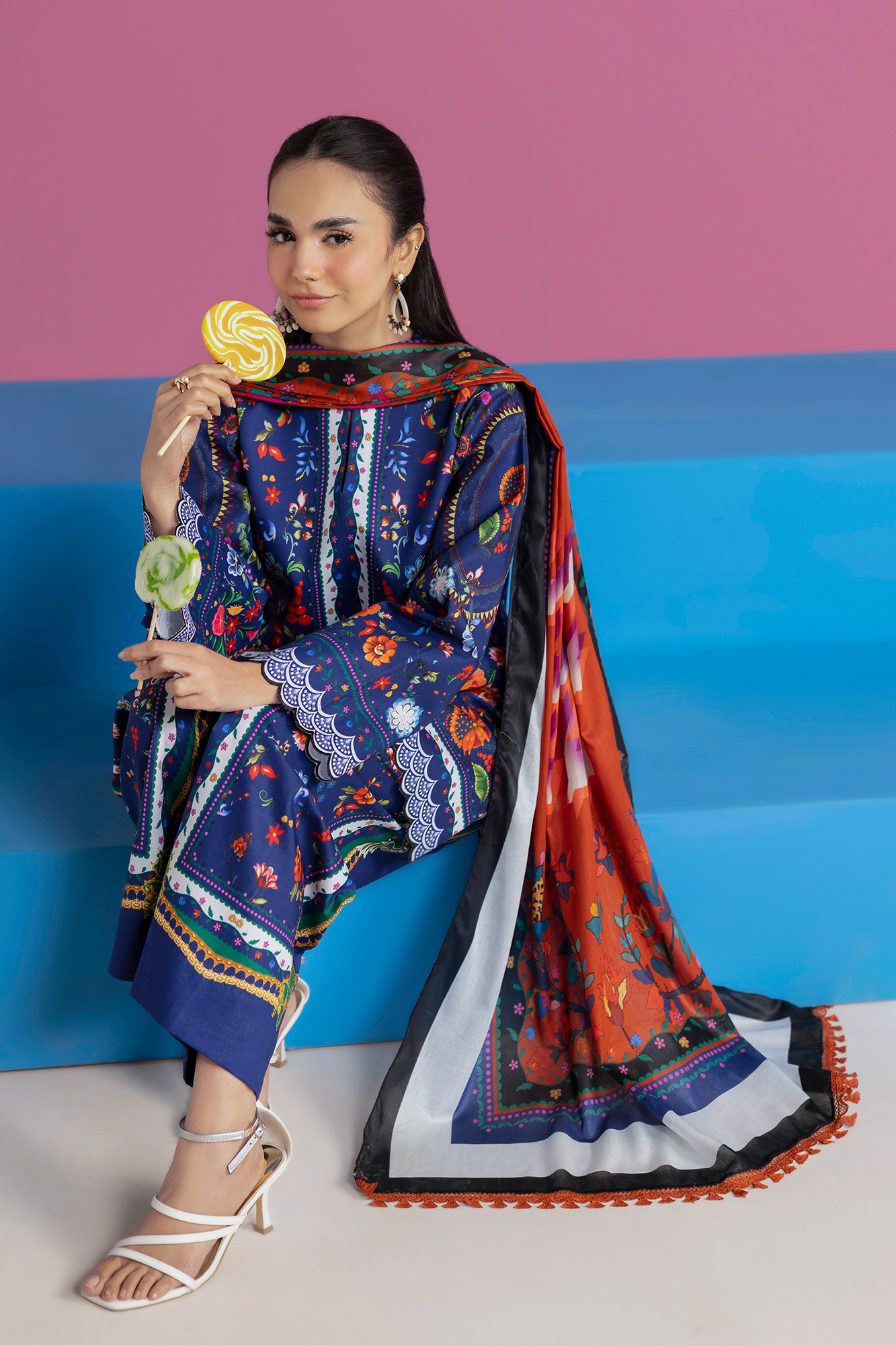 Amal Summer Prints 3Pc. Unstitched 16