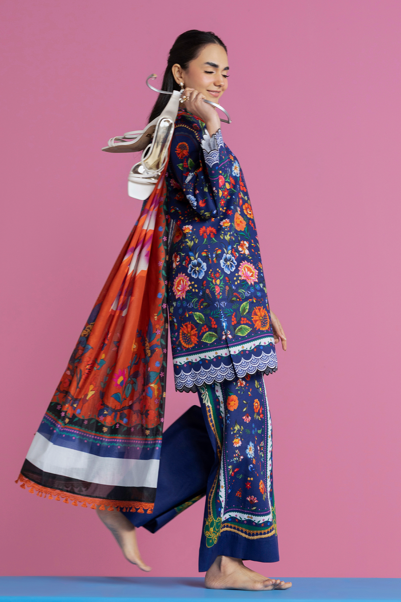 Amal Summer Prints 3Pc. Unstitched 16