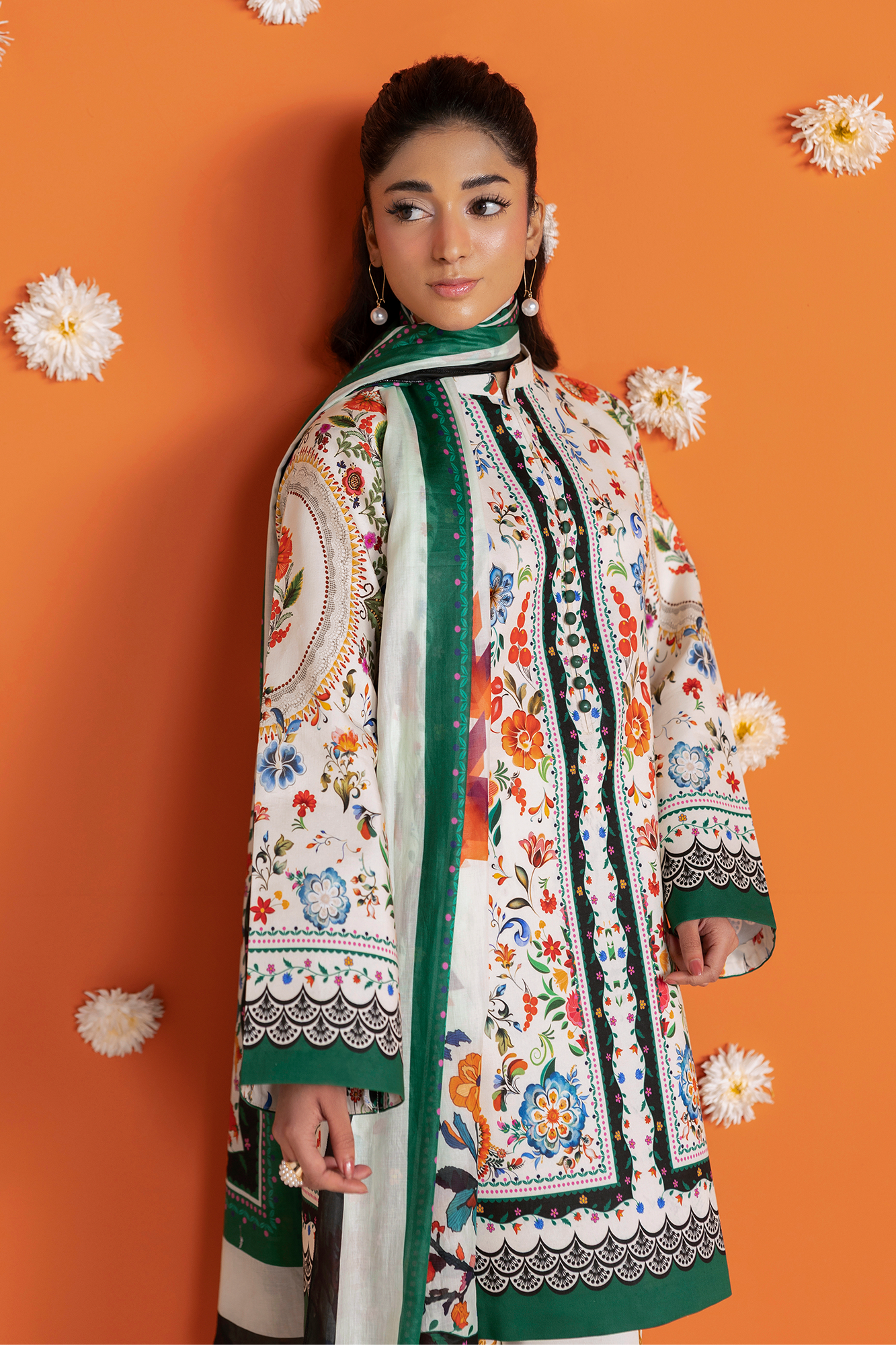 Amal Summer Prints 3Pc. Unstitched 14