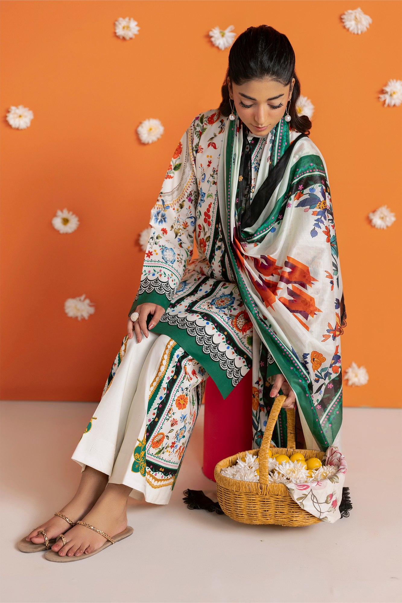 Amal Summer Prints 3Pc. Unstitched 14