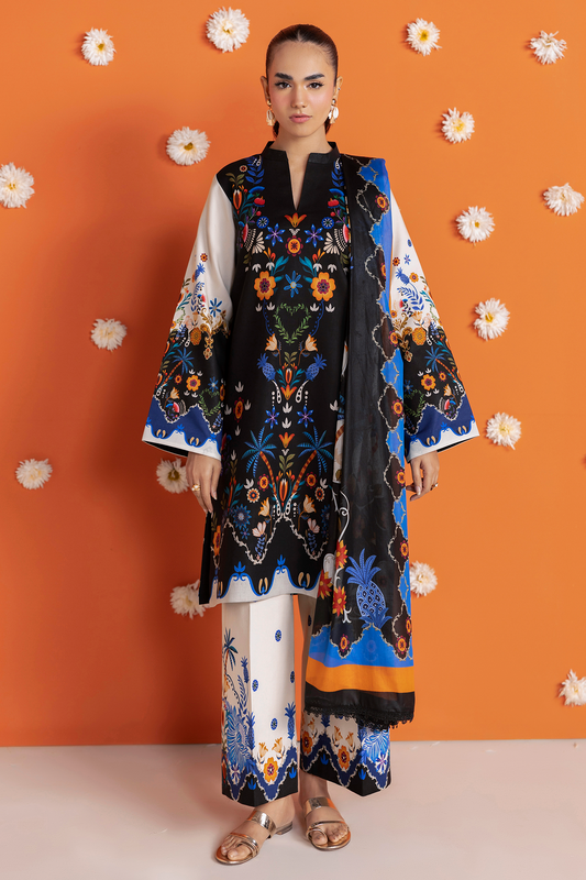 Amal Summer Prints 3Pc. Unstitched 09