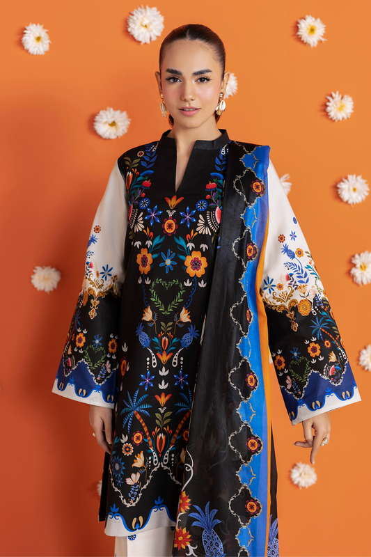Amal Summer Prints 3Pc. Unstitched 09