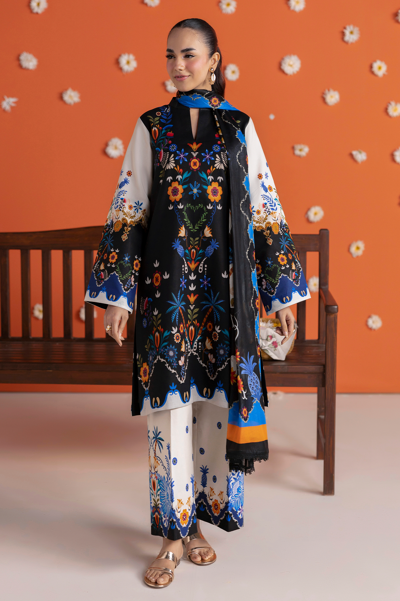 Amal Summer Prints 3Pc. Unstitched 09