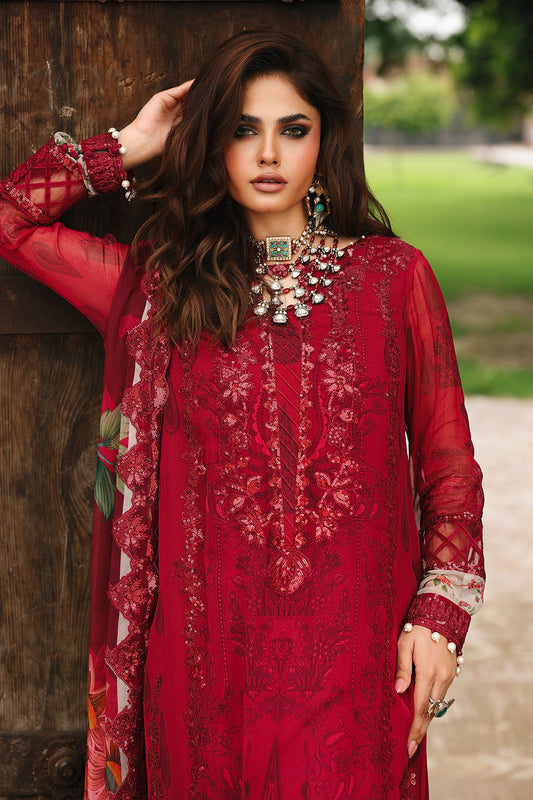 3-pc Unstitched Chiffon Collection VSL25-25