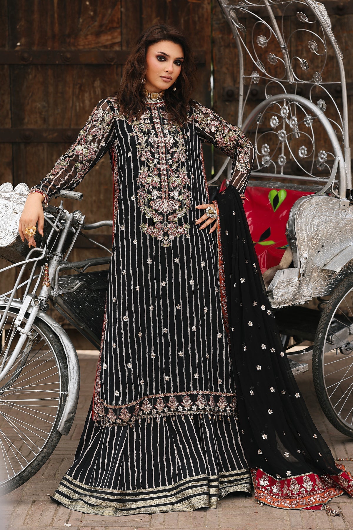 3-pc Unstitched Chiffon Collection VSL25-26