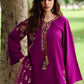 3-PC Embroidered Raw-Silk Suit CMA-5-106