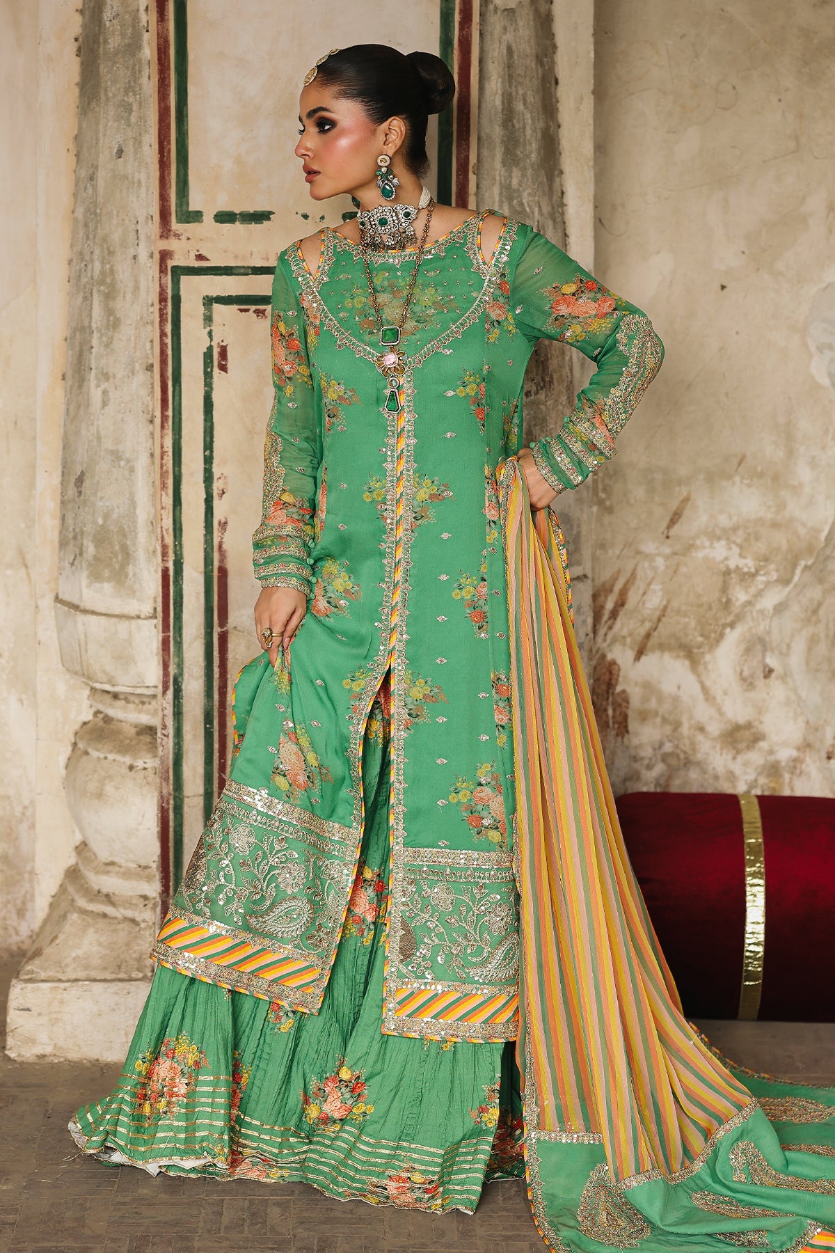 3-pc Unstitched Chiffon Collection VSL25-28
