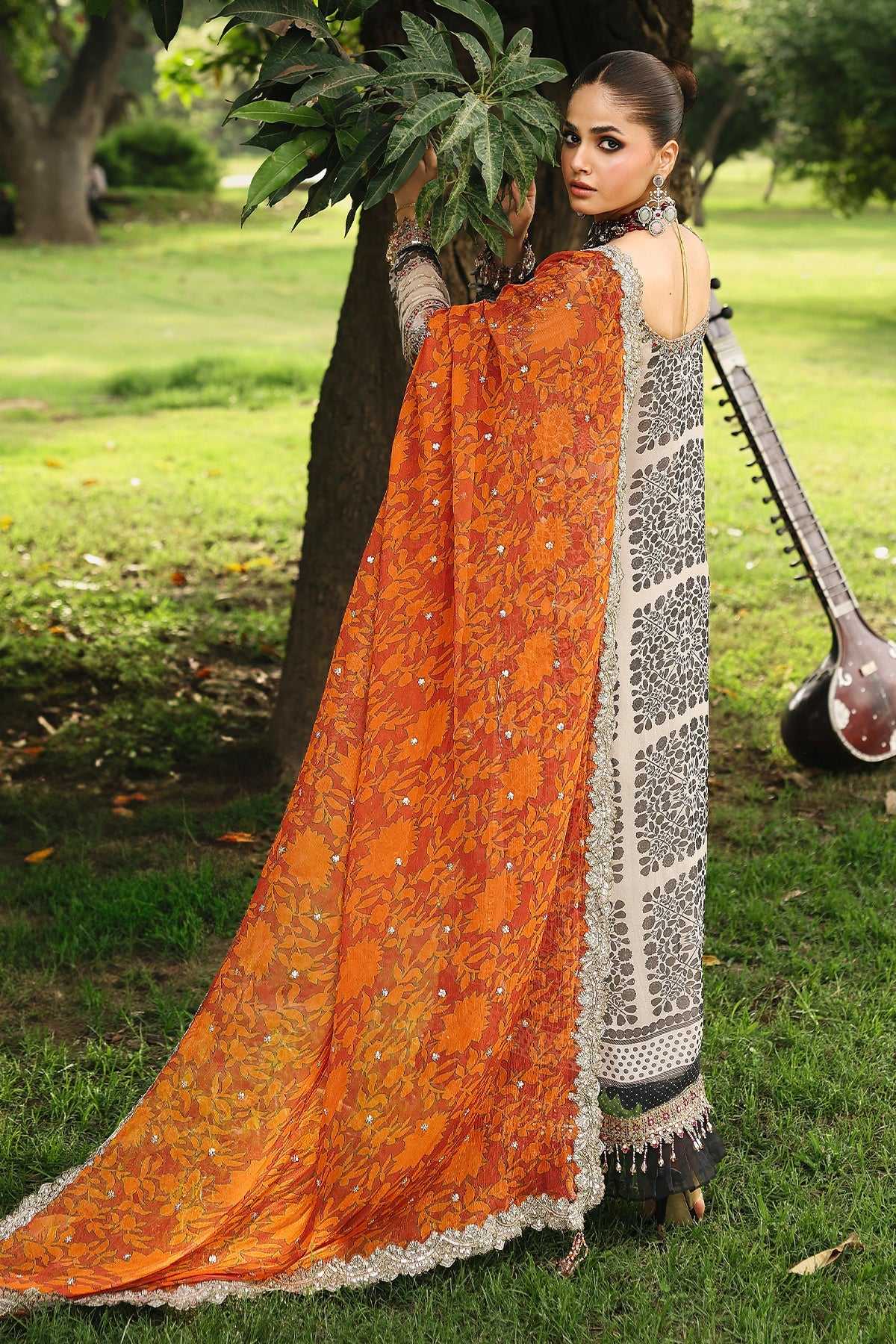 3-pc Unstitched Chiffon Collection VSL25-30