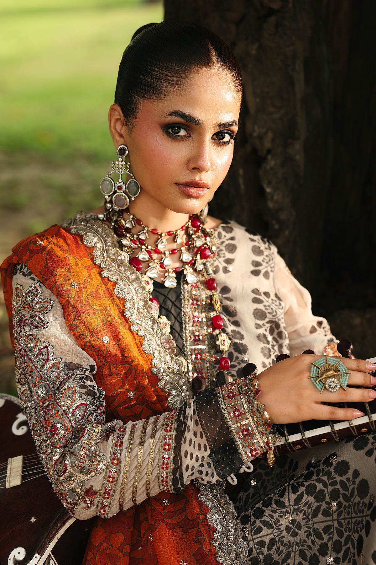 3-pc Unstitched Chiffon Collection VSL25-30