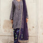 3-PC Embroidered Raw-Silk Suit CMA-5-121A