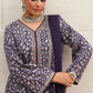 3-PC Embroidered Raw-Silk Suit CMA-5-121A