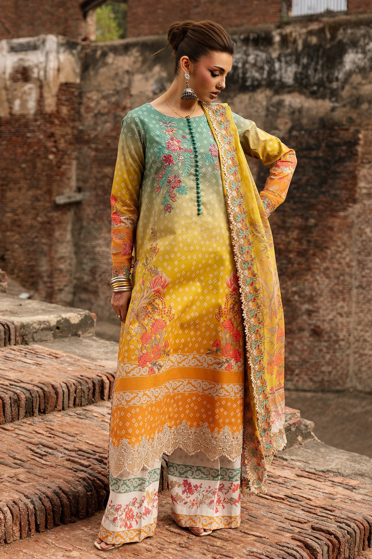 3-PC Unstitched Lawn Collection CHN6-03