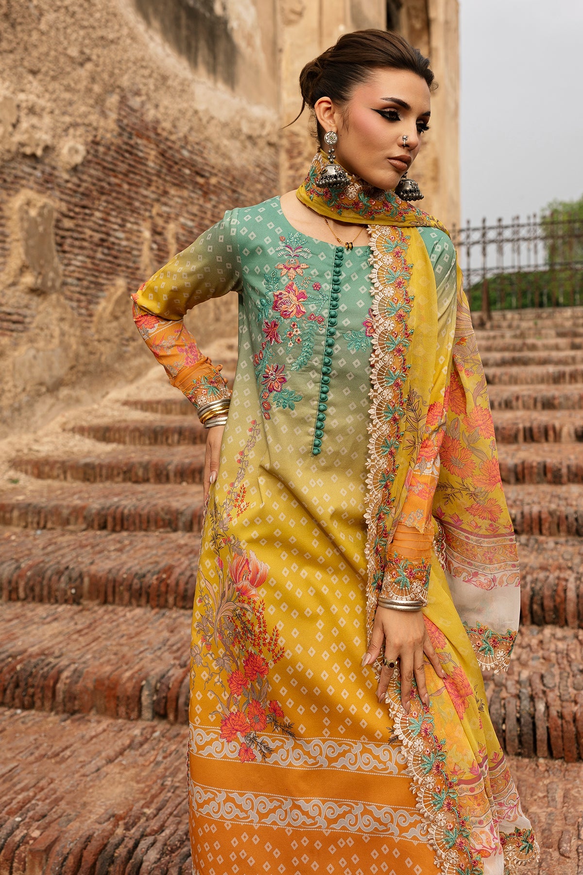 3-PC Unstitched Lawn Collection CHN6-03