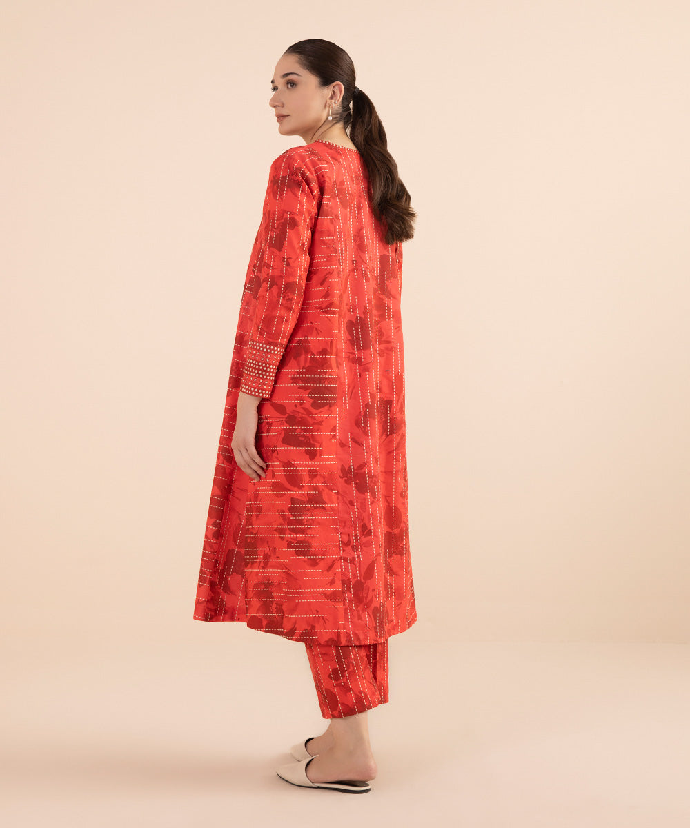 2 PIECE - PRINTED LAWN SUIT