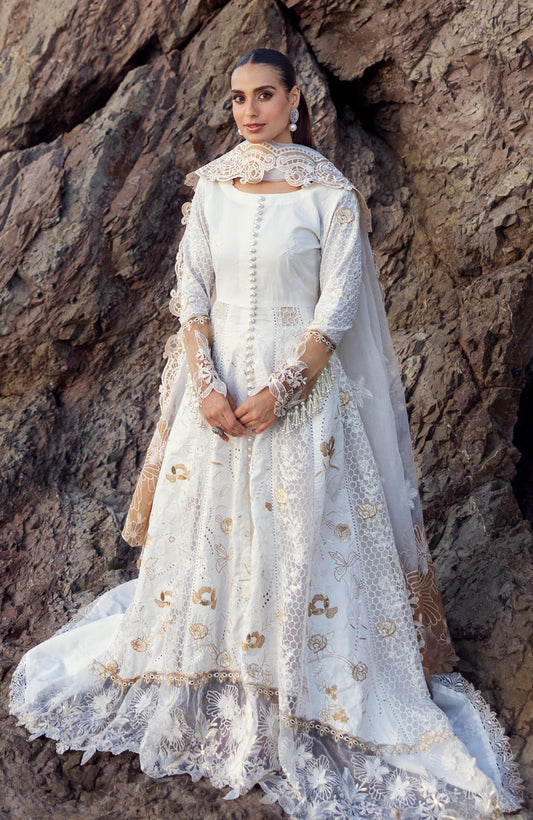 Mahiymaan 3 Piece Unstitched Luxury Lawn-MLL-26-01