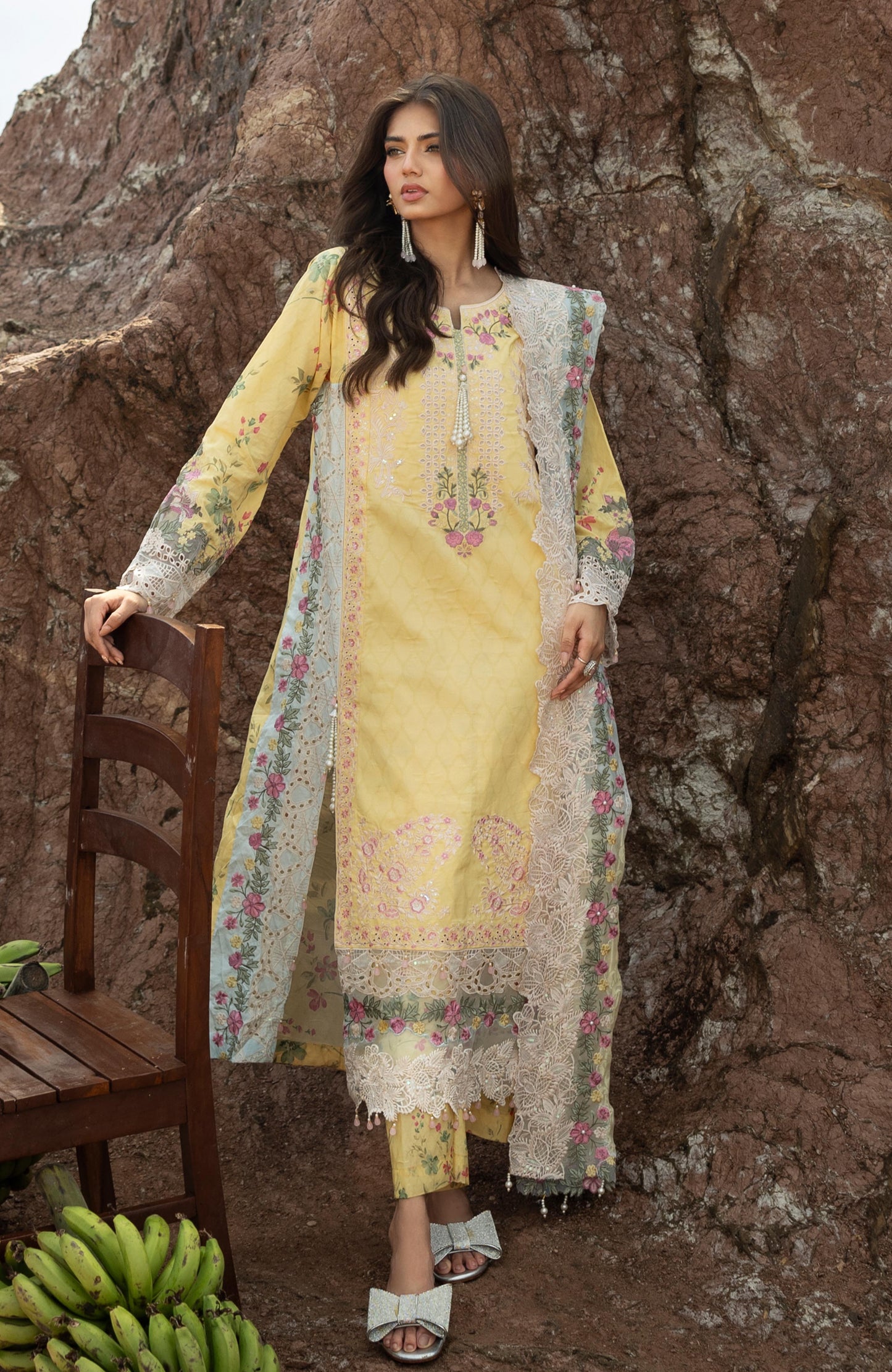 Mahiymaan 3 Piece Unstitched Luxury Lawn-MLL-26-10