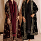 EMBROIDERED VELVET SHAWL VS-71