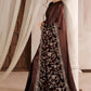 EMBROIDERED VELVET SHAWL VS-72