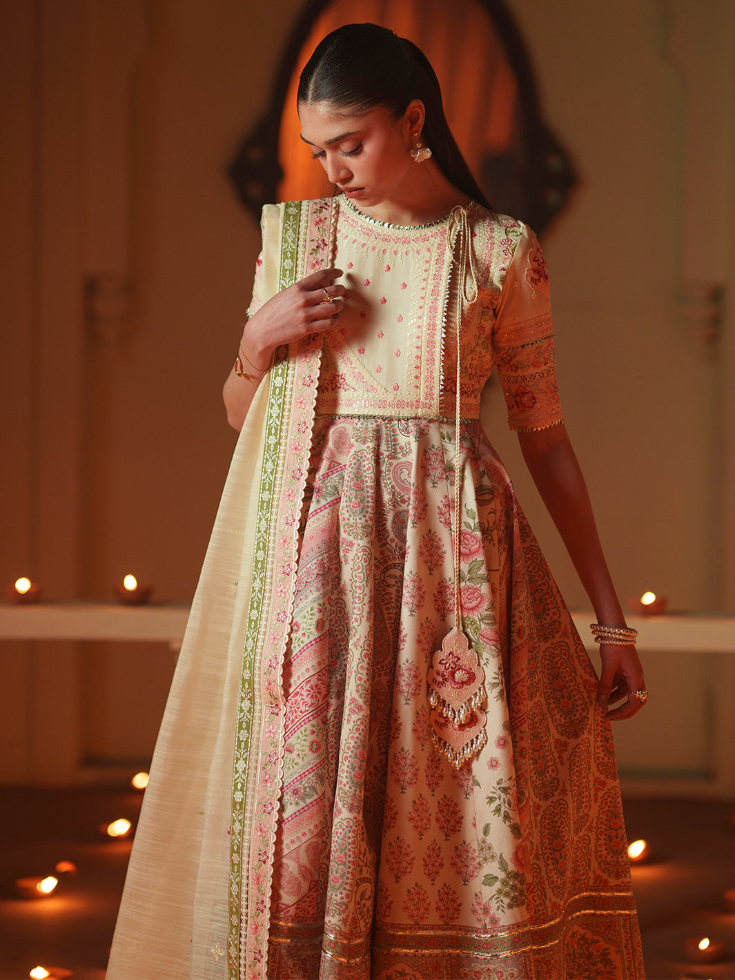 D-115-A | 3 PC Luxury Lawn