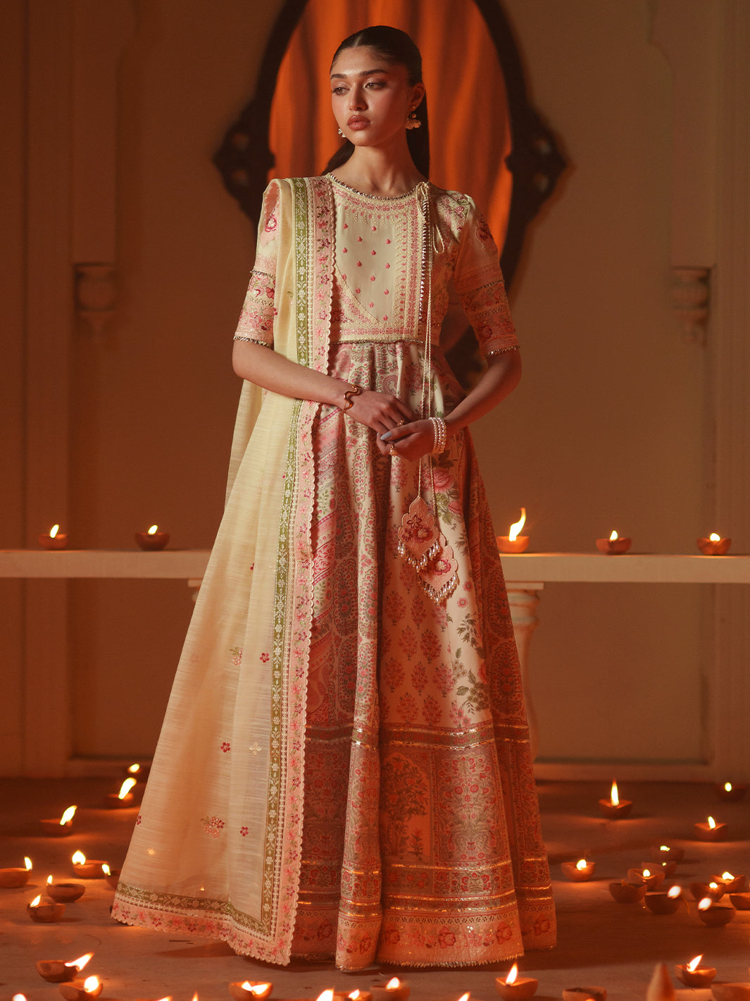 D-115-A | 3 PC Luxury Lawn