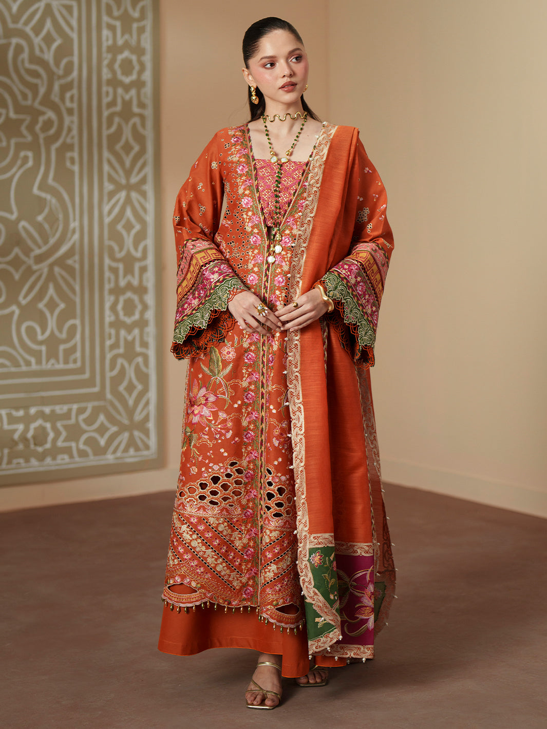 D-116-A | 3 PC Luxury Lawn