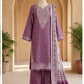 3pcs Emb Cotton Dress