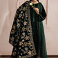 EMBROIDERED VELVET SHAWL VS-65