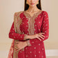 Embroidered Raw Silk UR-7047