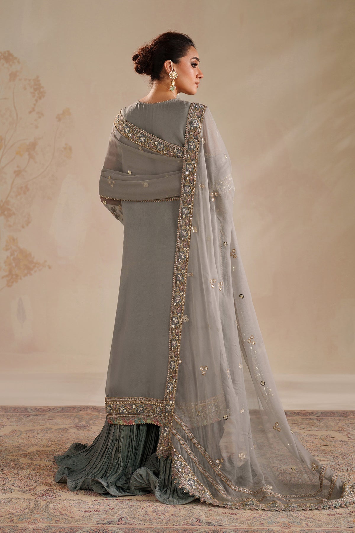 EMBROIDERED CHIFFON SF-4364