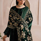 EMBROIDERED VELVET SHAWL VS-65