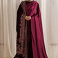 EMBROIDERED VELVET SHAWL VS-74