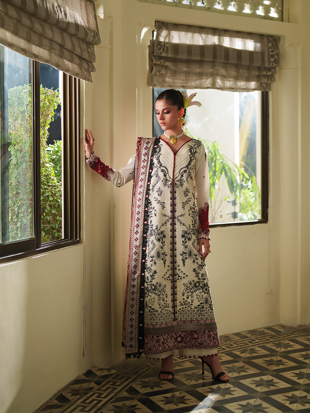 171-A | 3 PC Lawn Stitched
