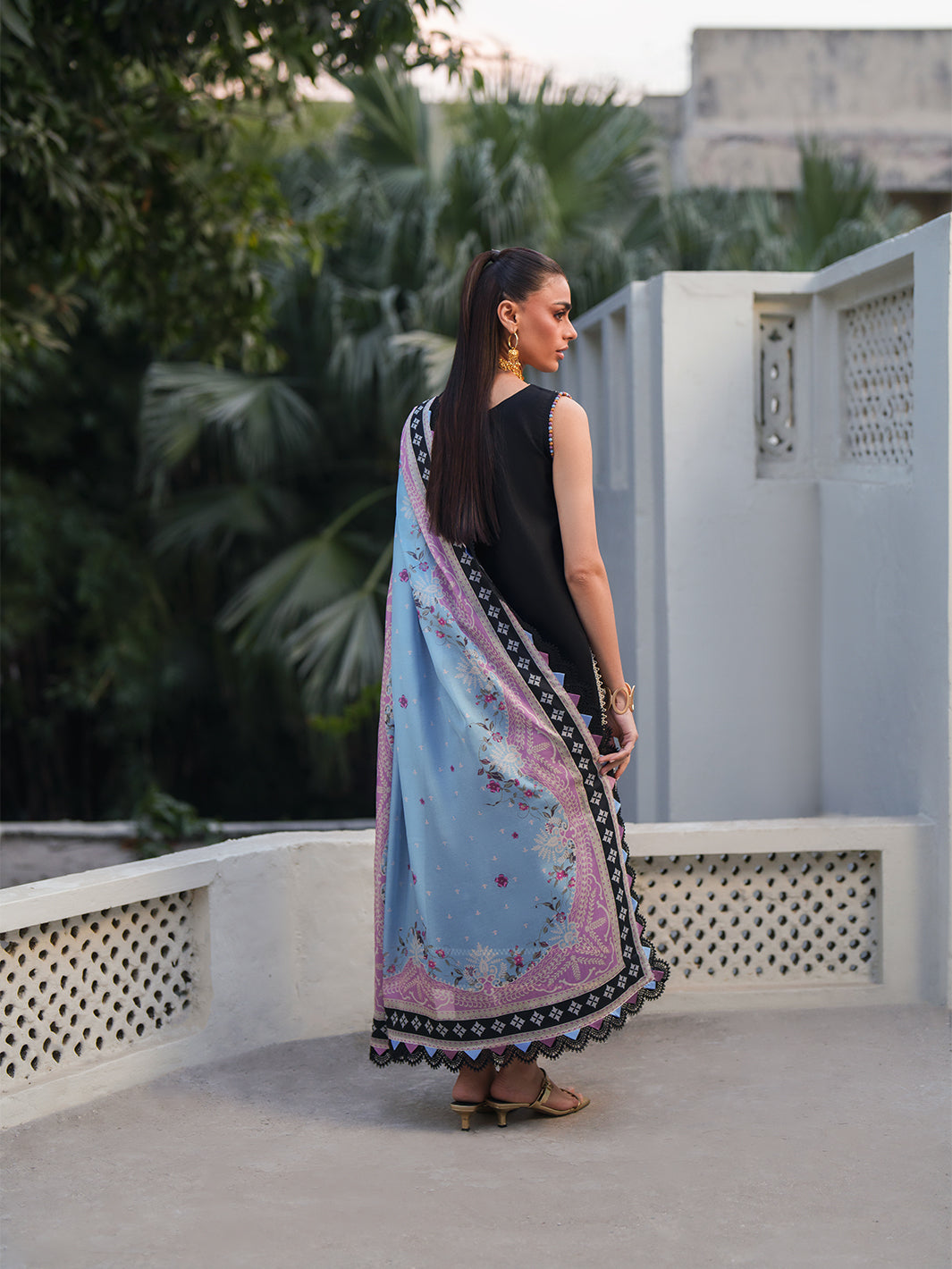 171-B | 3 PC Lawn Stitched