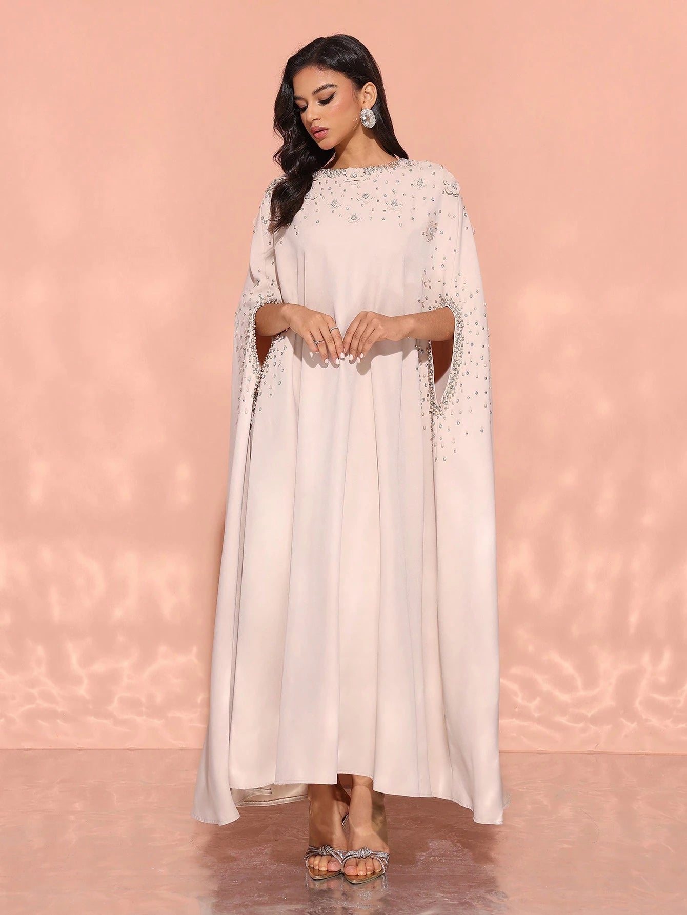 Beaded & Rhinestone Embellished