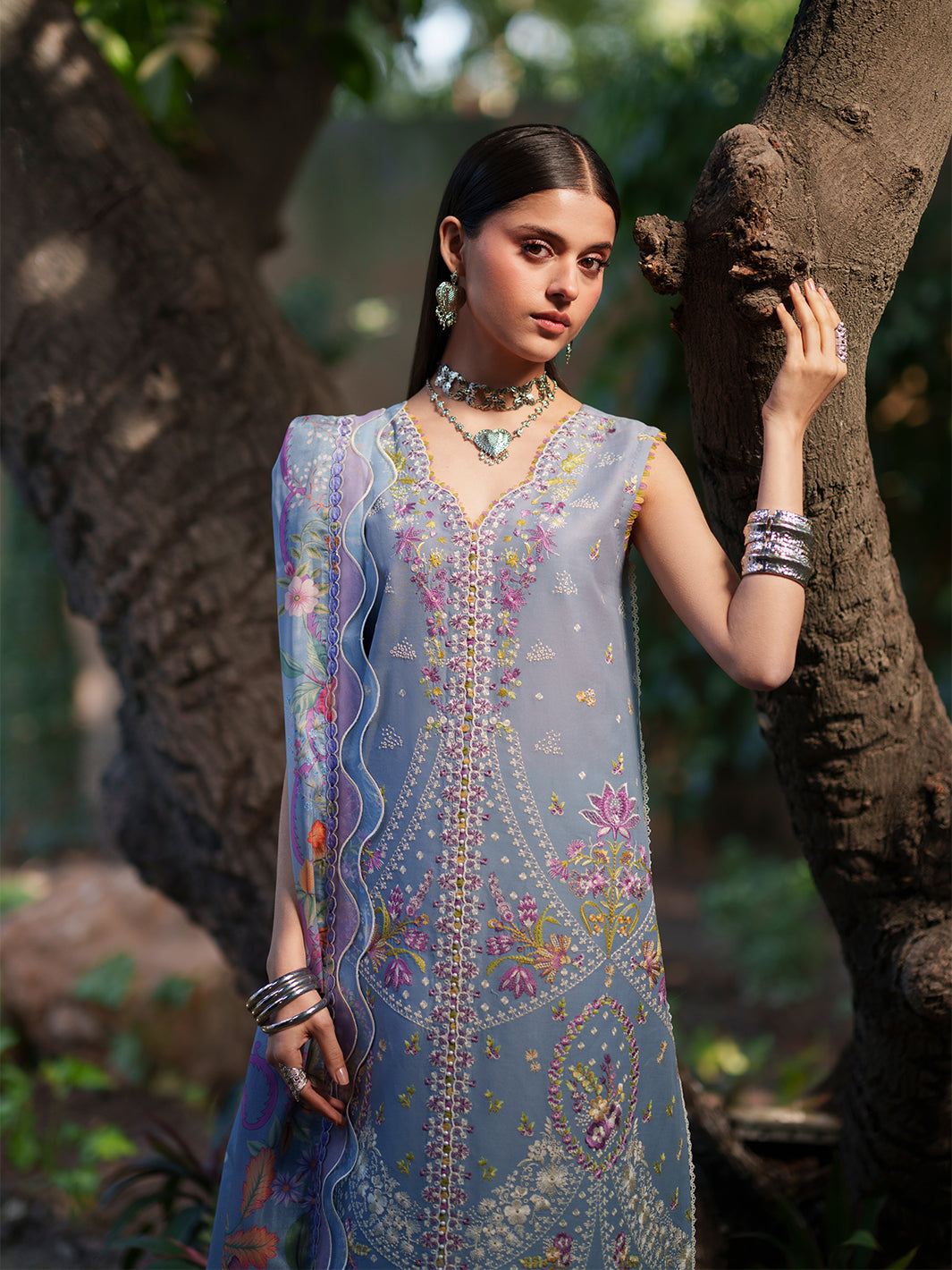 172-A | 3 PC Lawn Stitched